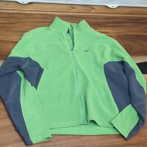Helly Hansen Men’s Green & Gray Fleece Jacket XL